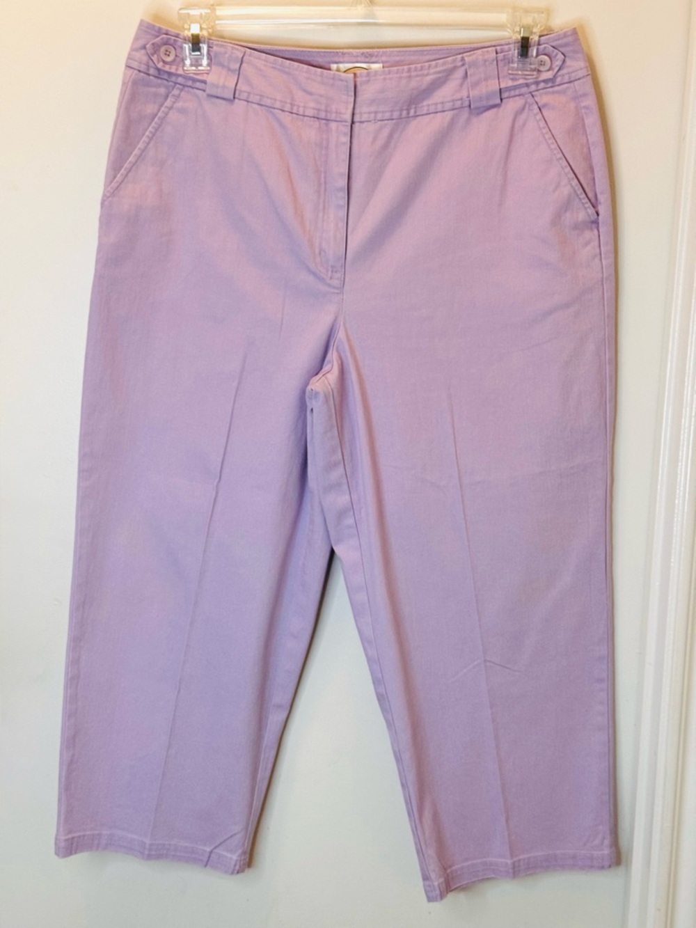 Talbots Women’s Lilac Stretch Cotton Pants